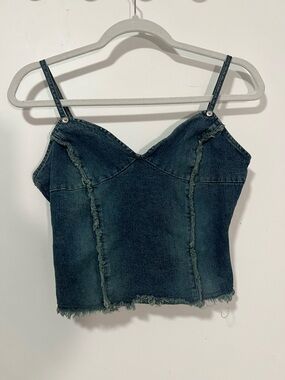 2000s Denim Tank Top